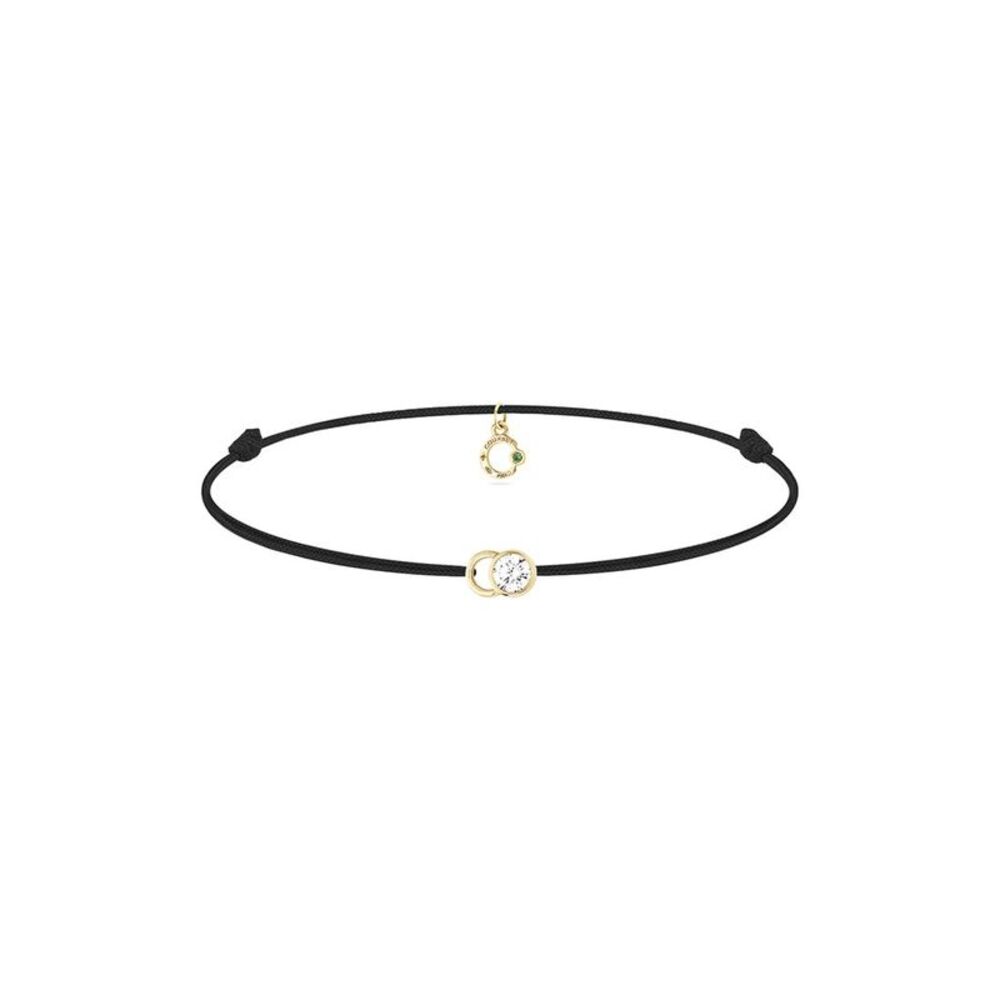 Courbet 18K 0.15 Ct. Tw. Lab Grown Diamond Let's Commit Bracelet